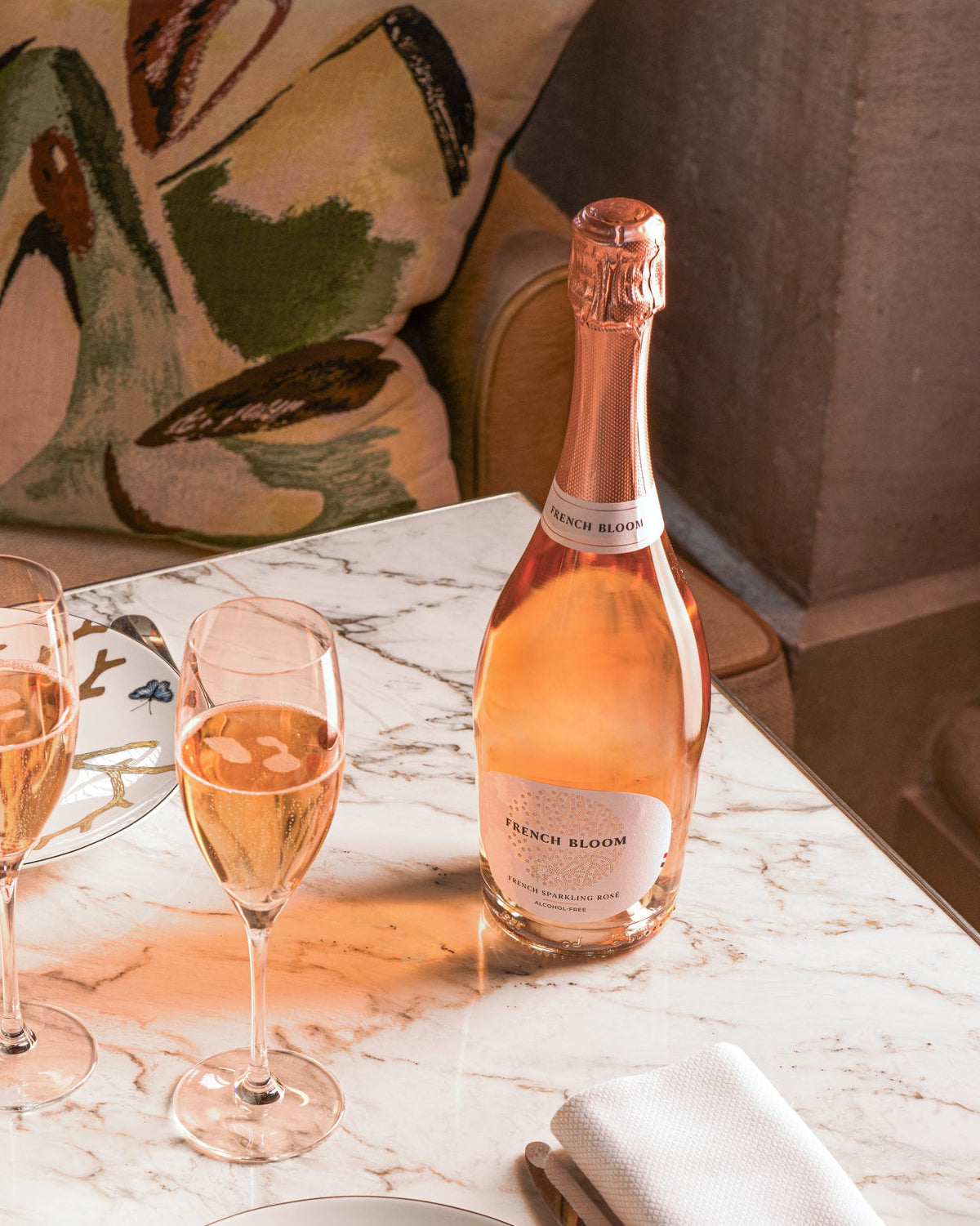 LE ROSÉ NON-ALCOHOLIC FRENCH SPARKLING WINE, 750ml – French Bloom